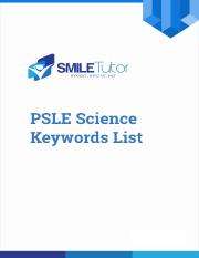 psle science notes pdf